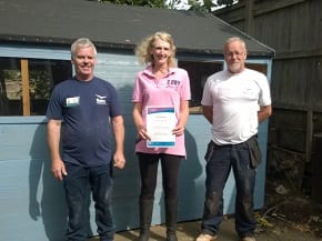 Raven Housing Trust volunteer at Active Prospects’ services