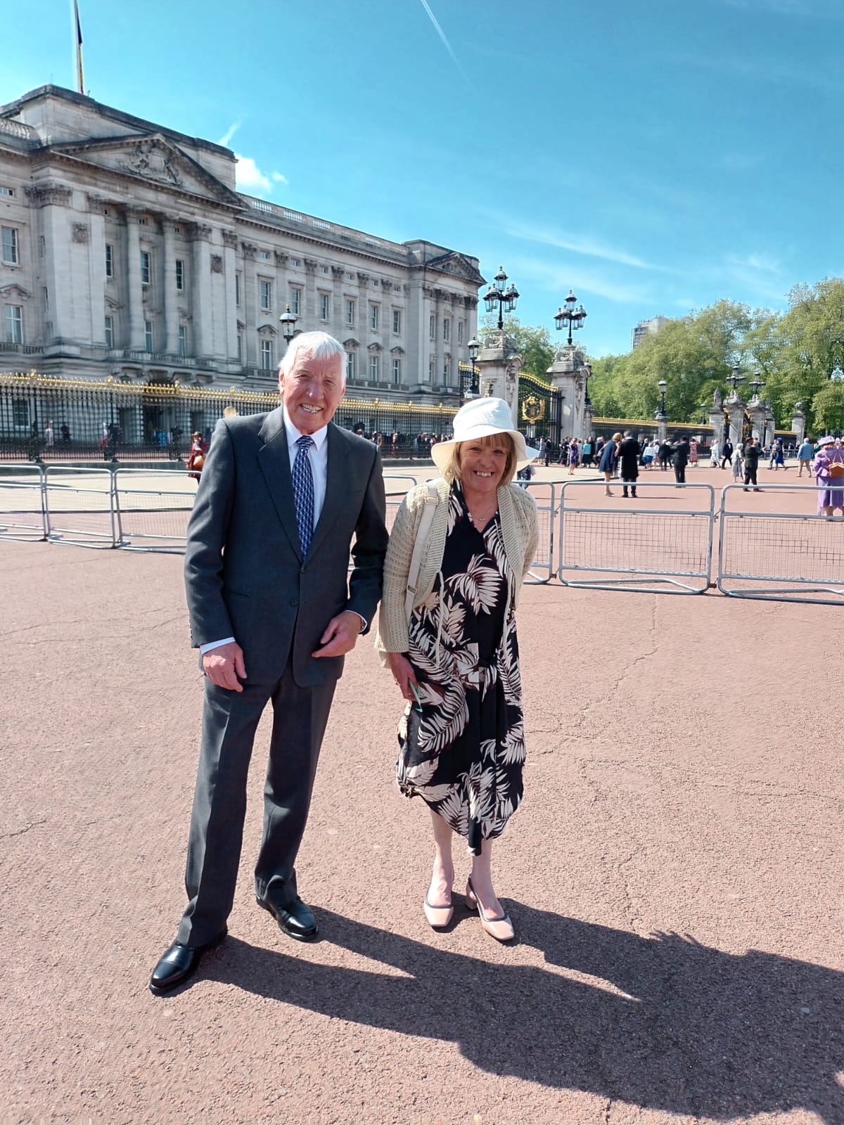 Sharon Leonard honoured at Buckingham Palace Garden Party for four decades of commitment to care