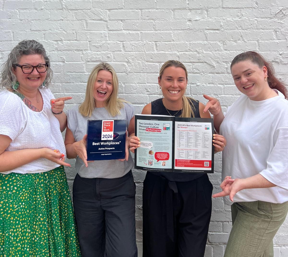 Active Prospects ranked second in UK’s Best Workplaces for Women™ 2026